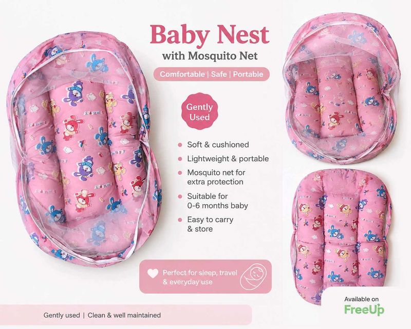 Baby Nest with Mosquito Net
