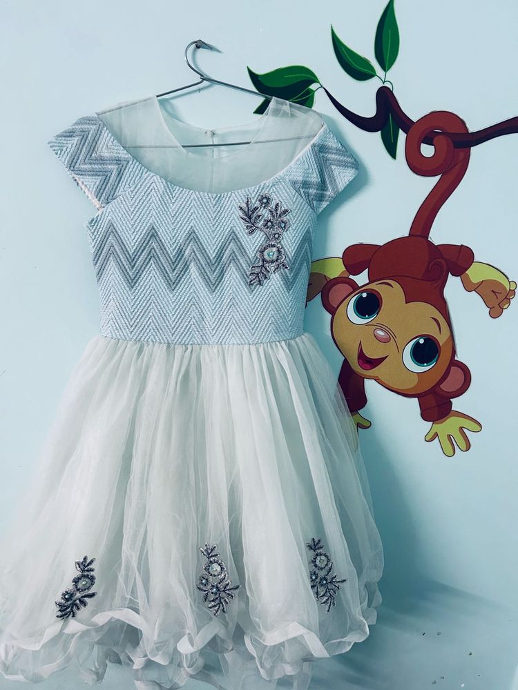 Peppermint Brand Powdered Blue Dress