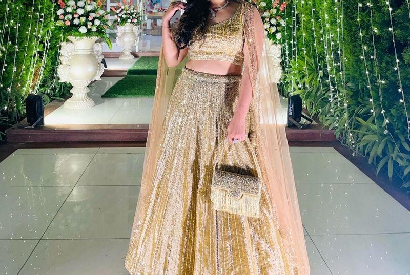 Gorgeous Gold Lehenga Choli