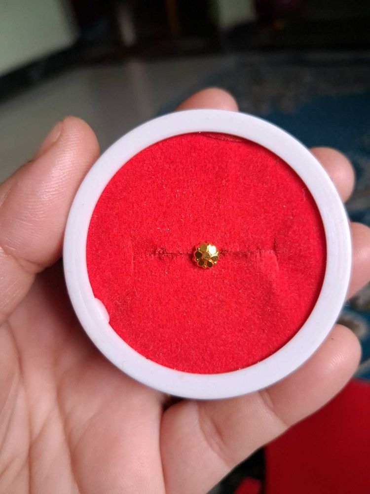 Elegant Gold 18crt nosepin