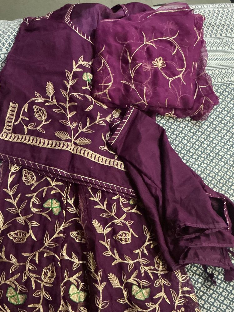 Embroidered Lehenga Choli Set