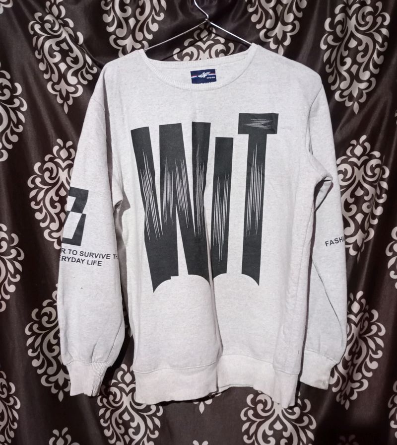White Colour Sweatshirt