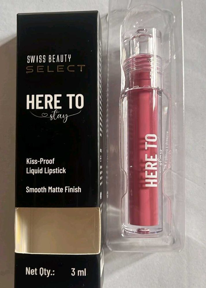 Swiss Beauty Here To Stay Liquid Lipstick