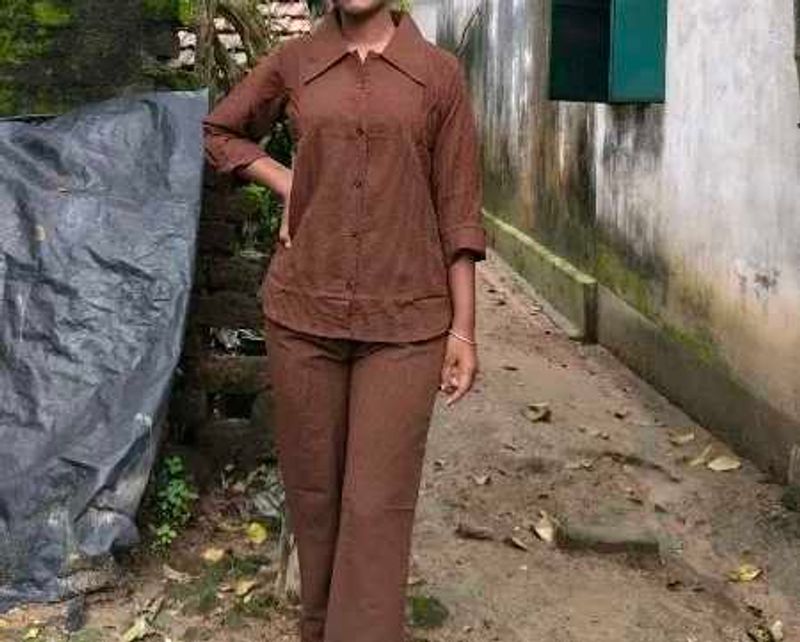 Brown shirt
