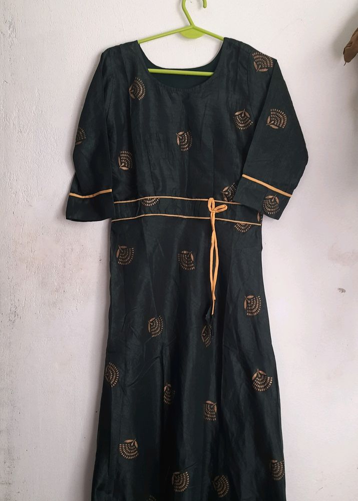Dark Green Dress
