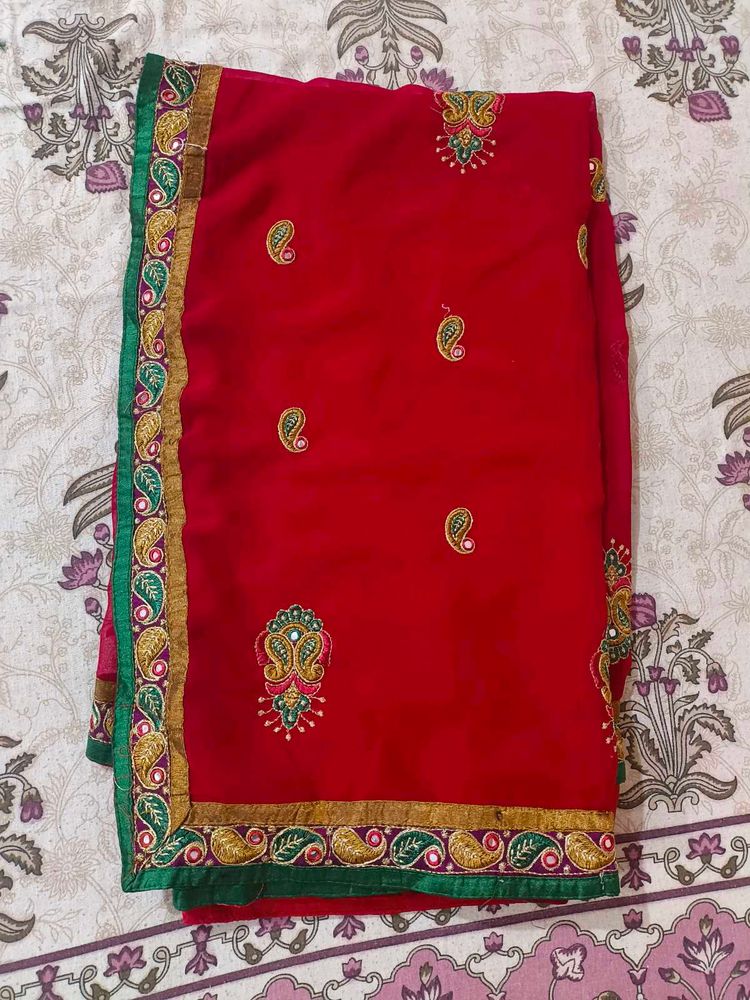 saree with blouse
