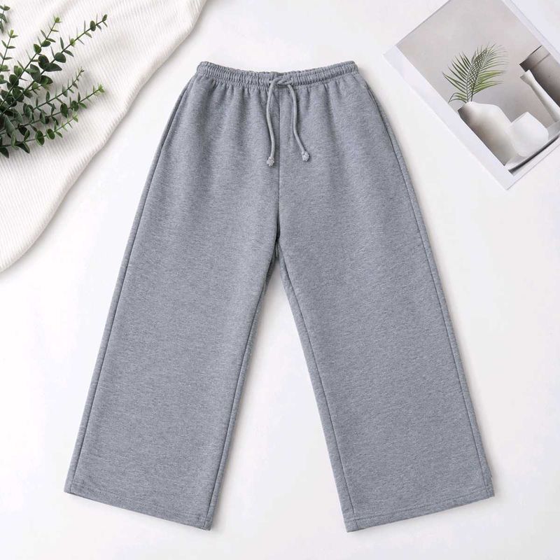 Grey Wide Leg Lounge Pants