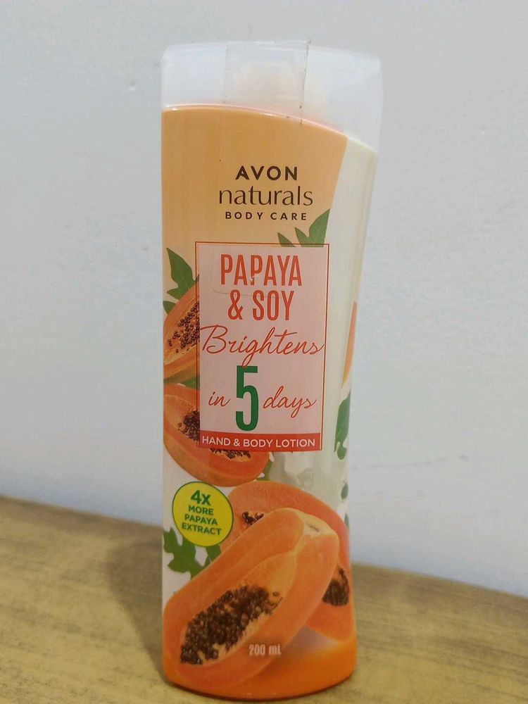 Avon Naturals Papaya &amp; Soy Lotion
