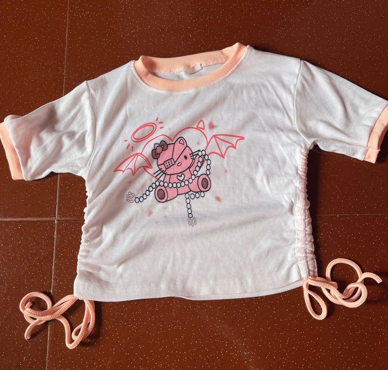 Cute Hello Kitty Graphic Tee