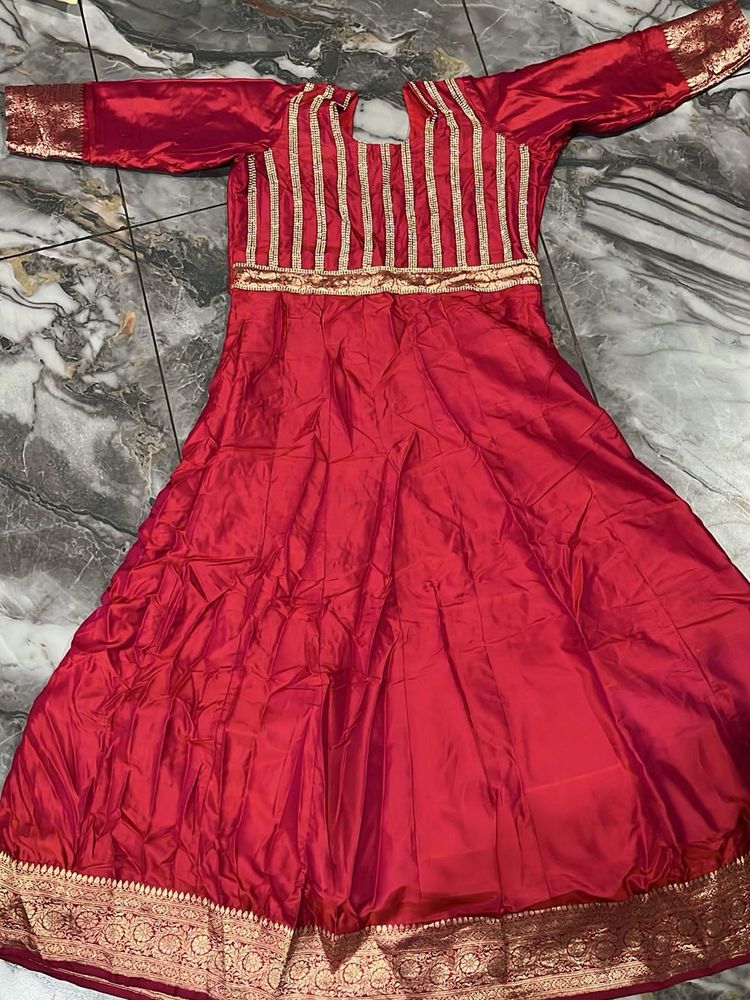 Stunning Red Silk Gown