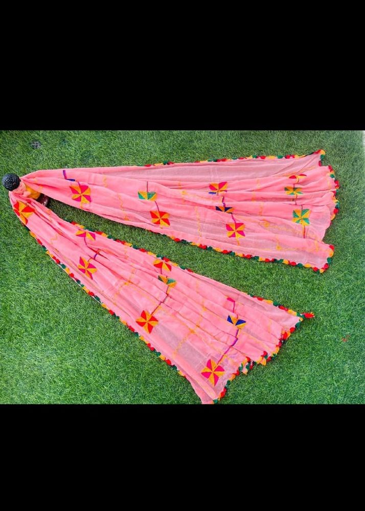 Pink Colour Trendy Dupatta