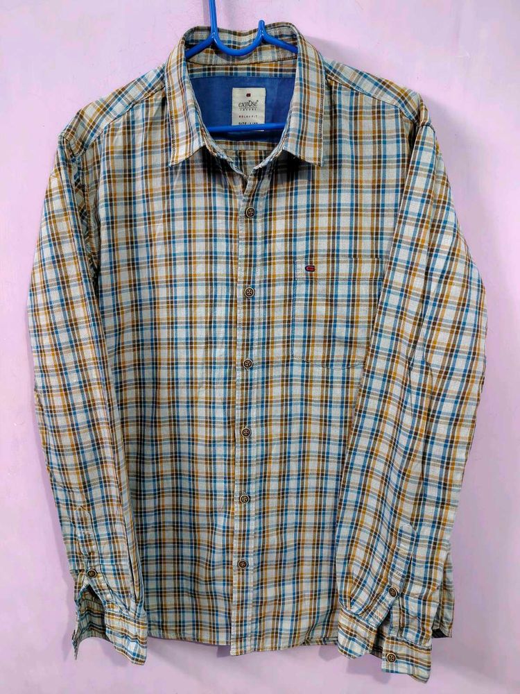 Relaxed Plaid Casual Shirt