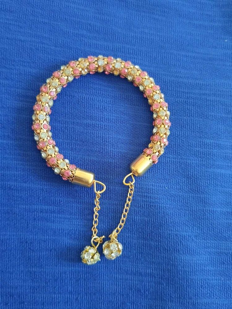 Unused Sparkling Bracelet with Charm