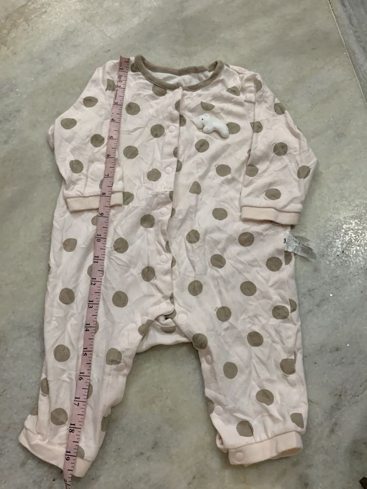 Baby Girls Polka Dot Romper