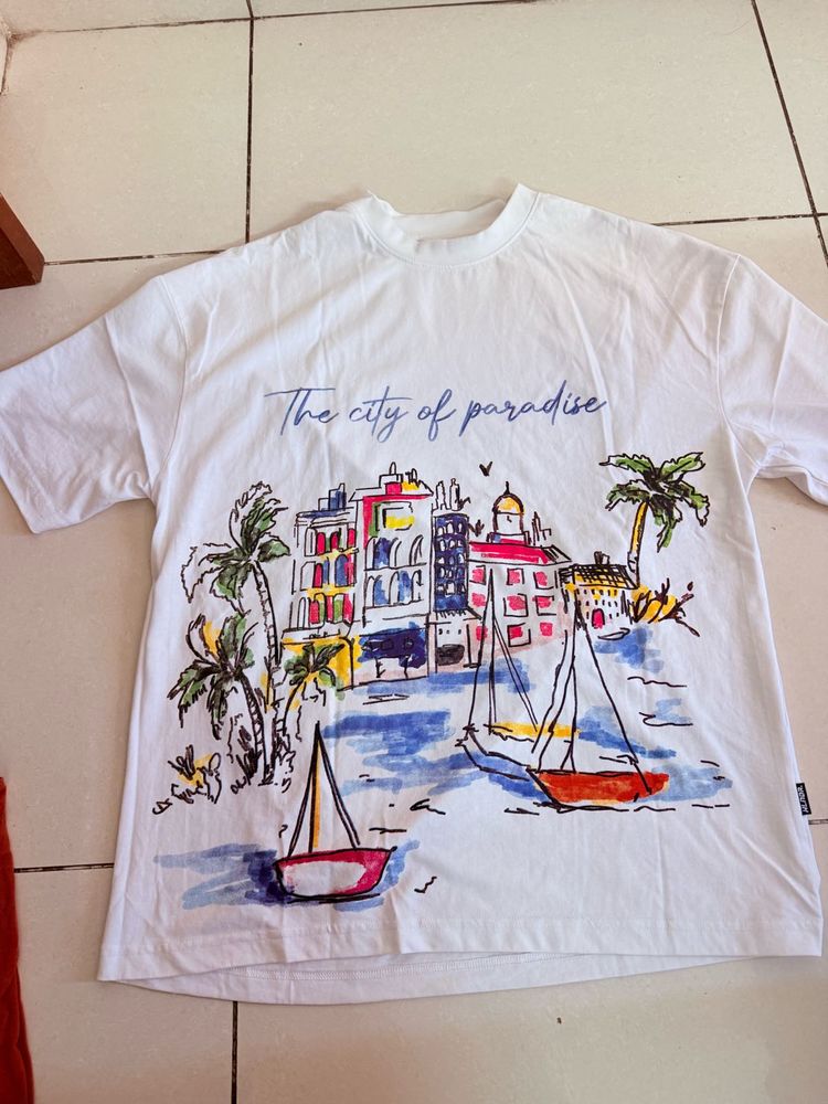 White Graphic T-Shirt