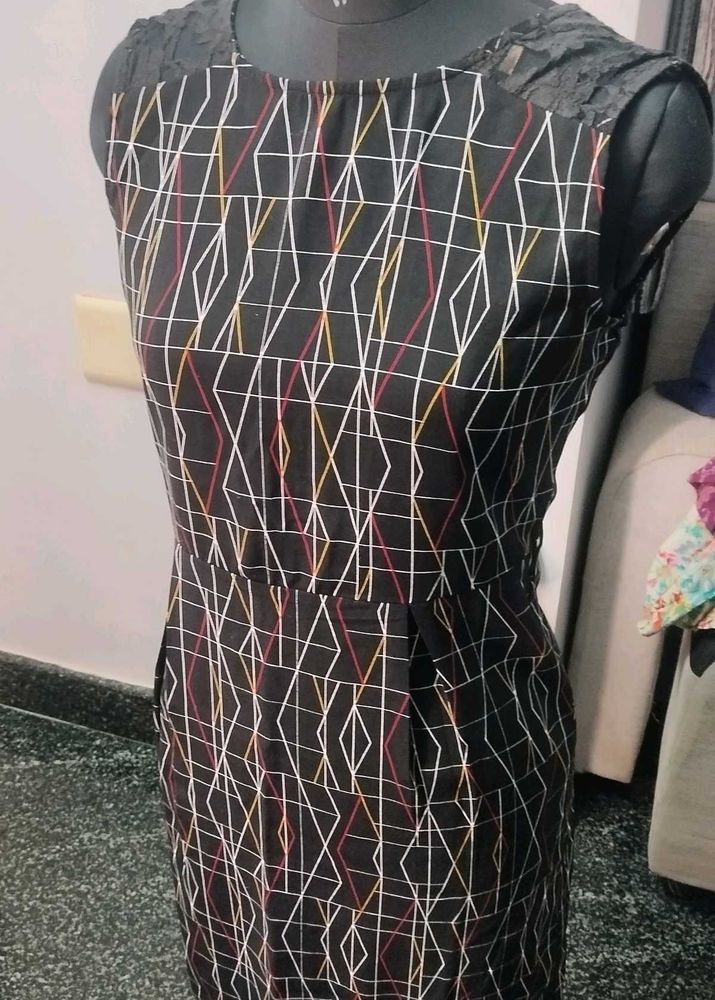 Geometric Print Dress