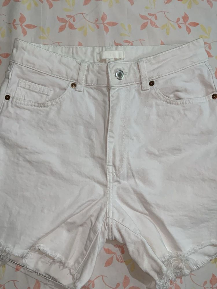 Denim shorts