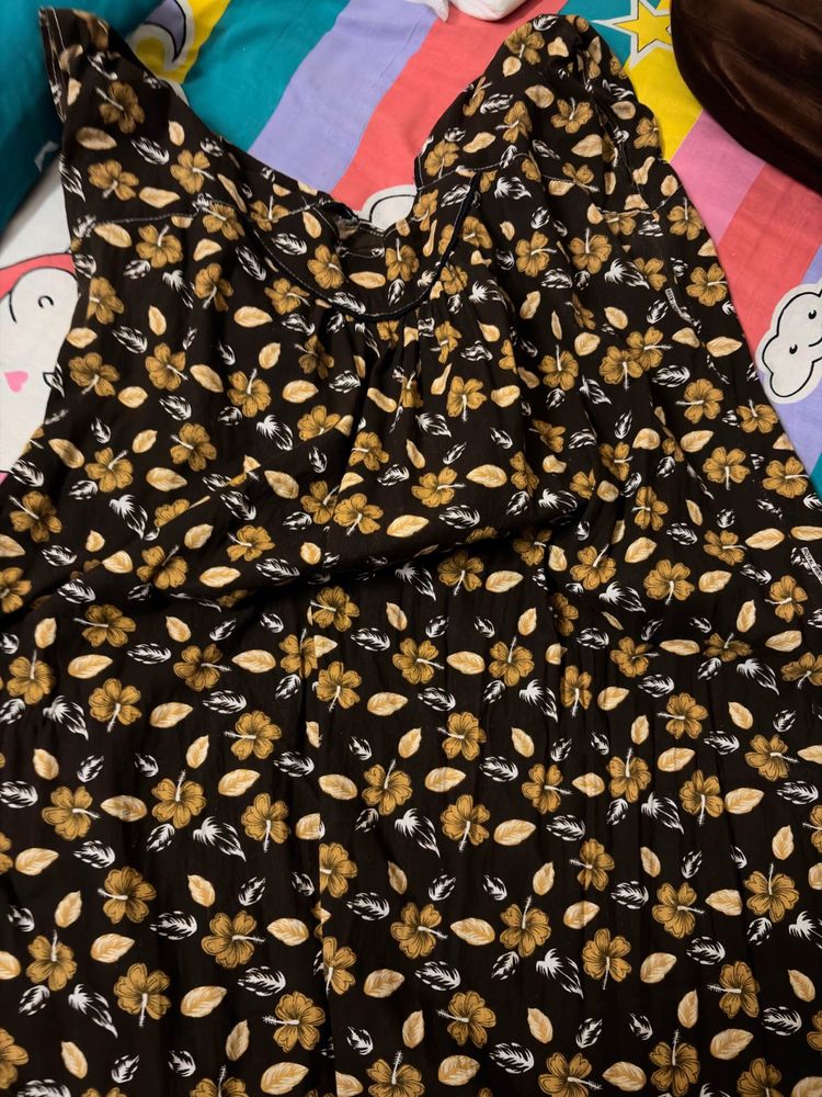 Stylish Floral Print maxi