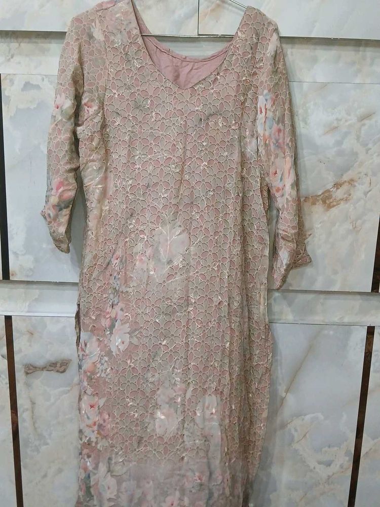 Beautiful Floral Print Kurta