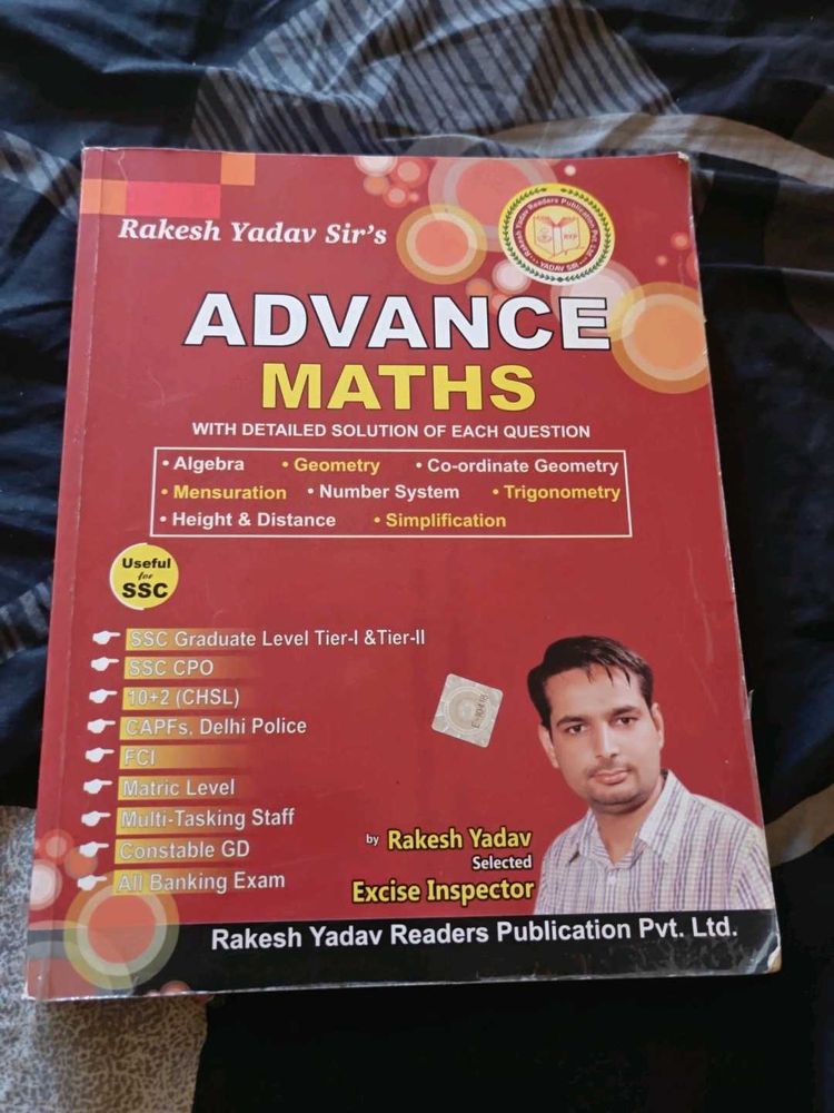 Rakesh Yadav Advance Maths Book
