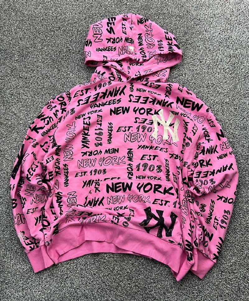 Pink New York Yankees Hoodie