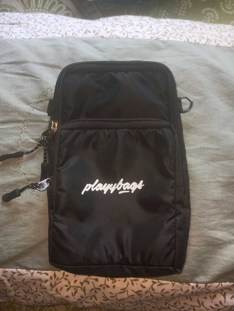Stylish Black Playbags Crossbody Bag