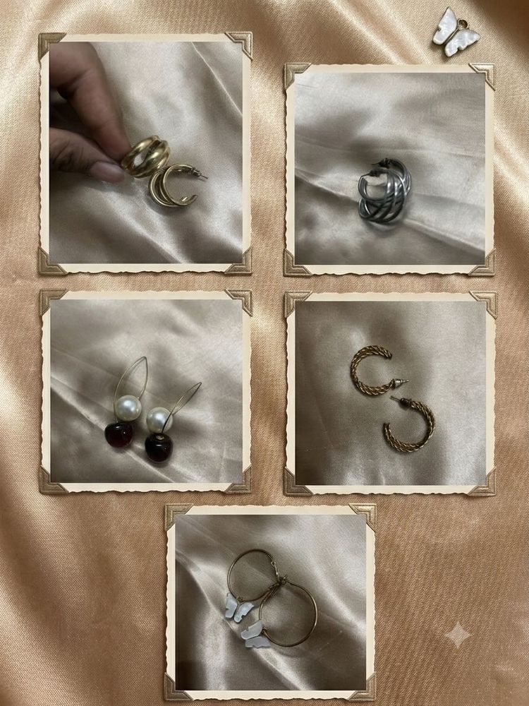 5 Pairs of Trending Earrings