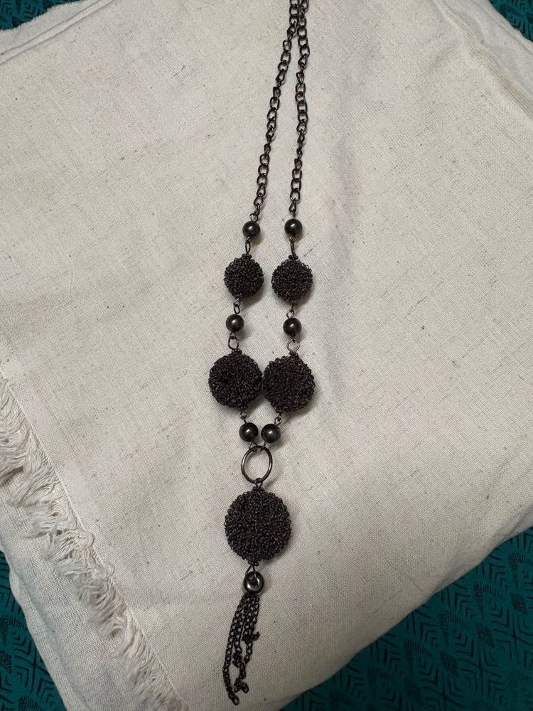 Statement Necklace with Tassel