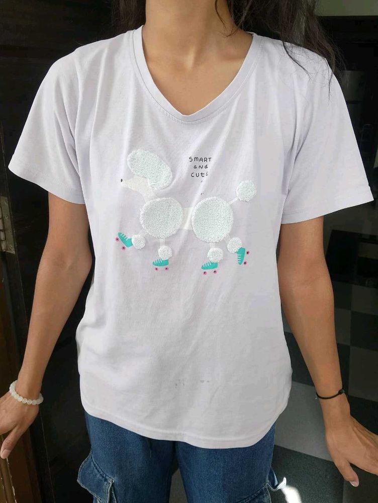 Cute Poodle Graphic Tee