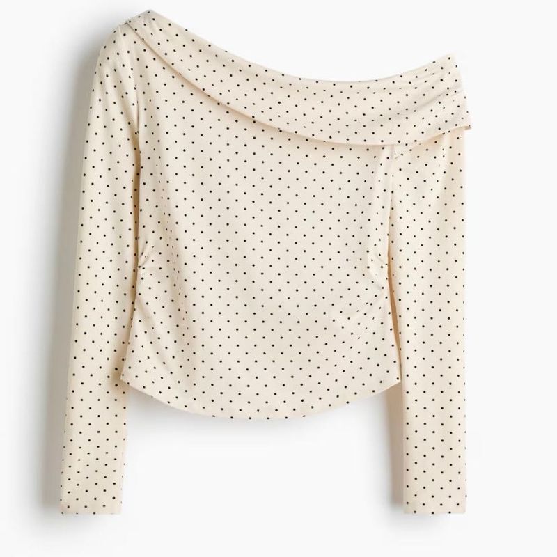 HNM polka dot top