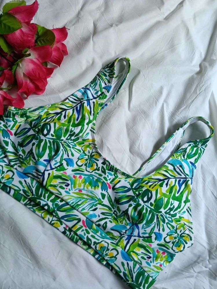 Buy 2 Get 1 Free 🎀Tropical Print Bralette Top