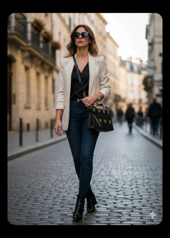 Parisian Chic Quilted Crossbody Bag - Black and Go