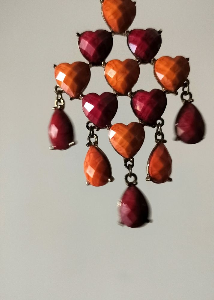 Exotic Heart Earings