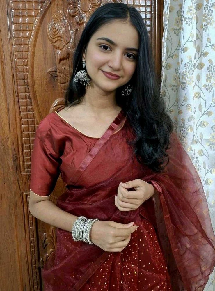 New Maroon lehenga choli❤️