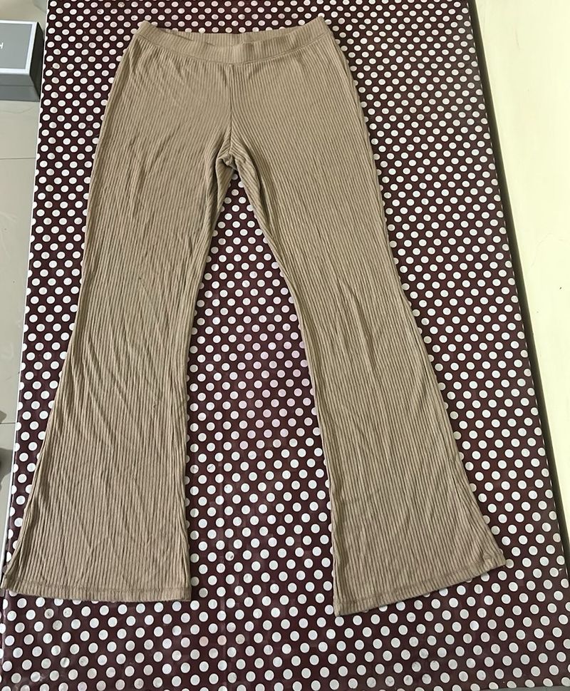 Ribbed Flare Pants
