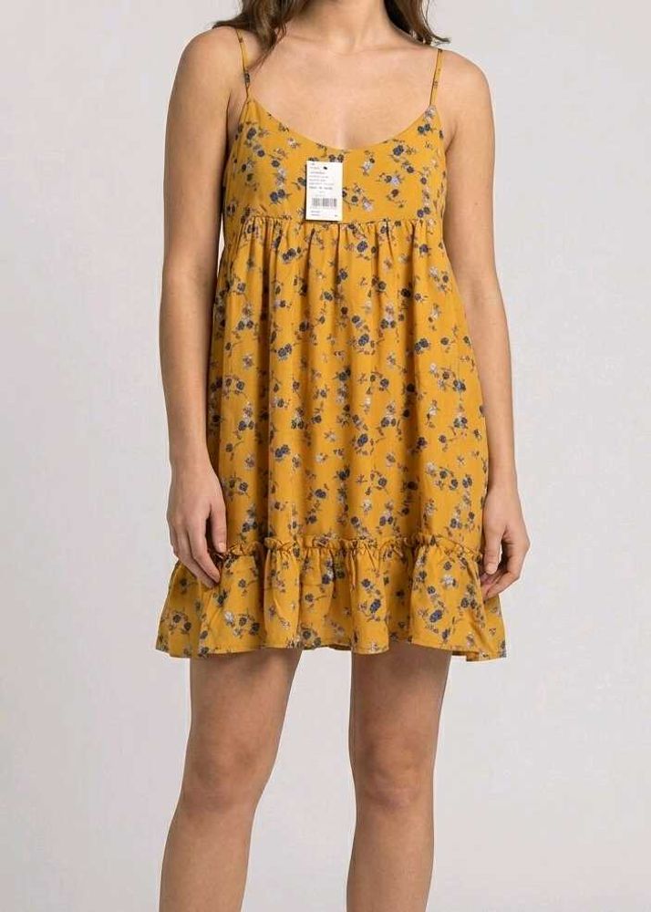 Mustard Floral Sundress