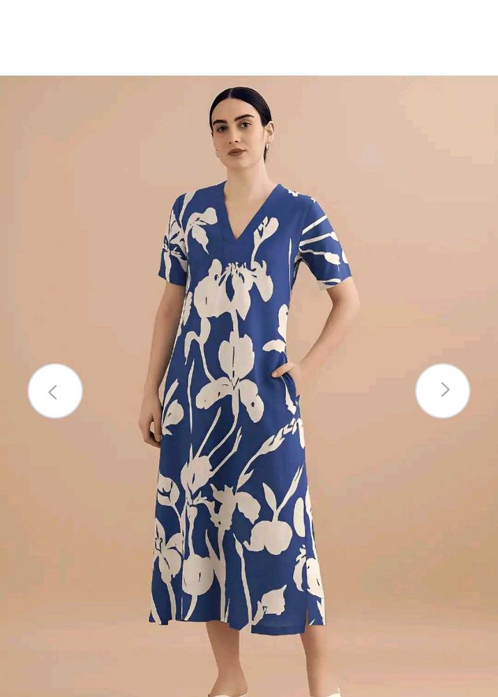 Floral Print Midi Dress