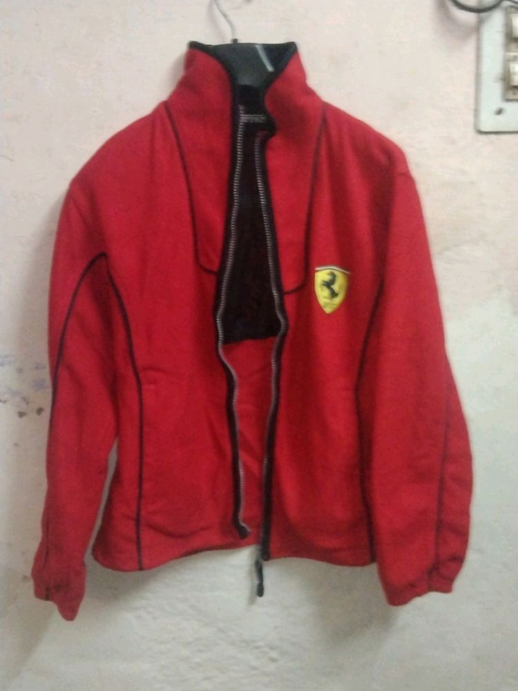 Women Red Colour Ke Jacket
