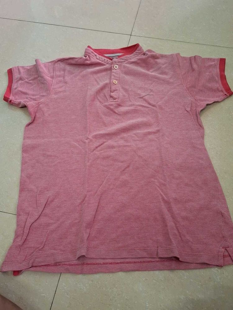 Red Casual T-shirt