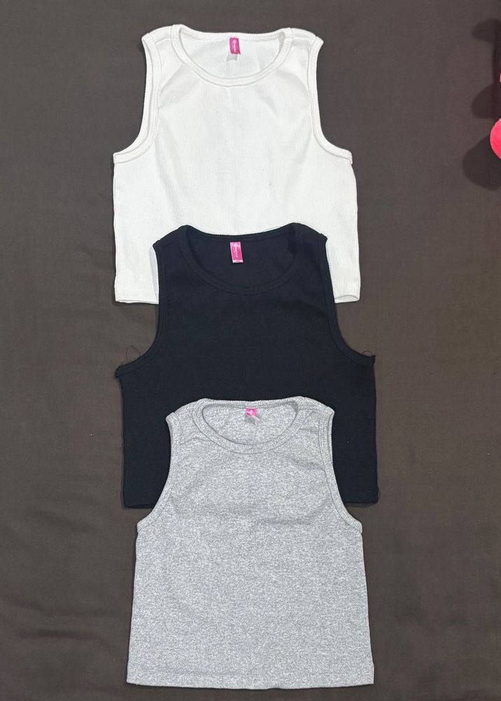 3 Pack Basic Tank Tops