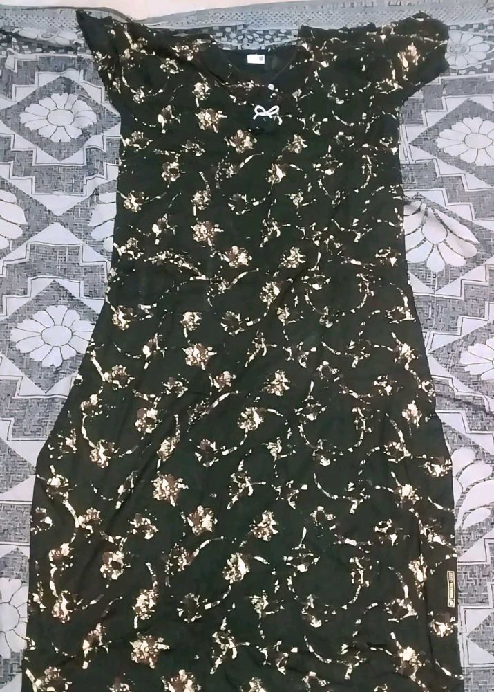 Cozy Floral Nightgown