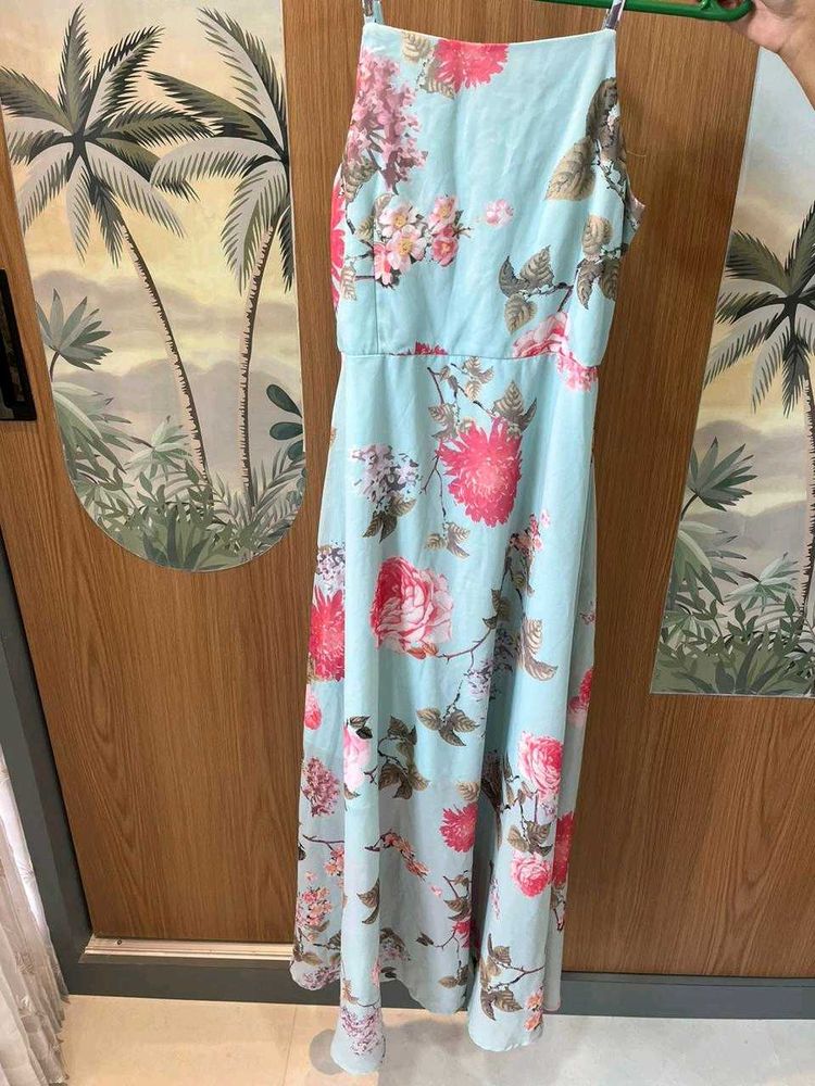 Floral Print Maxi Dress