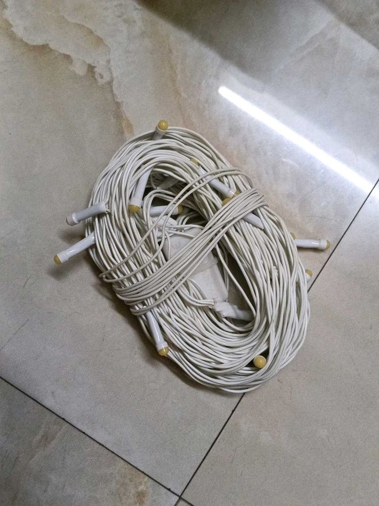 yellow String Lights working ok 10m