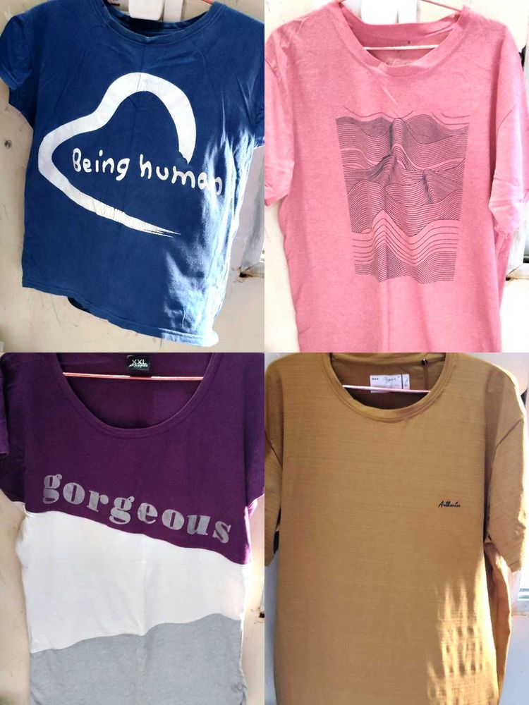 Bundle of 4 Graphic T-Shirts.. ## VERY BUMPER CLEA