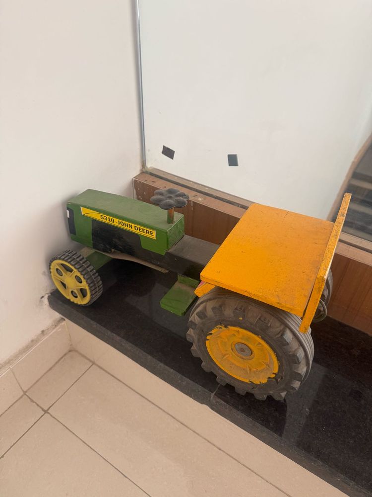 John Deere Toy Tractor with Trailer