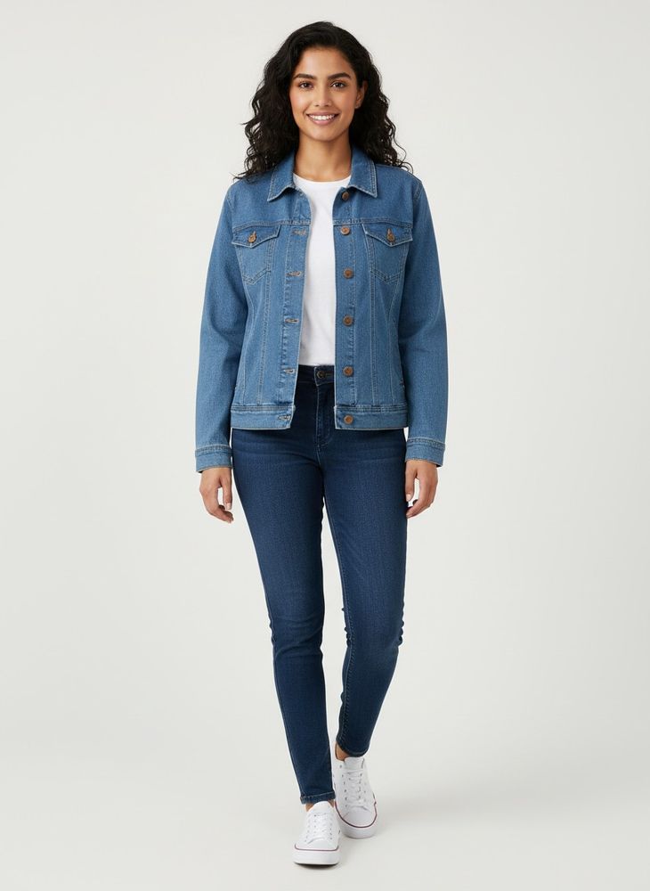 Women's Denim Jacket - Classic Style 🧥