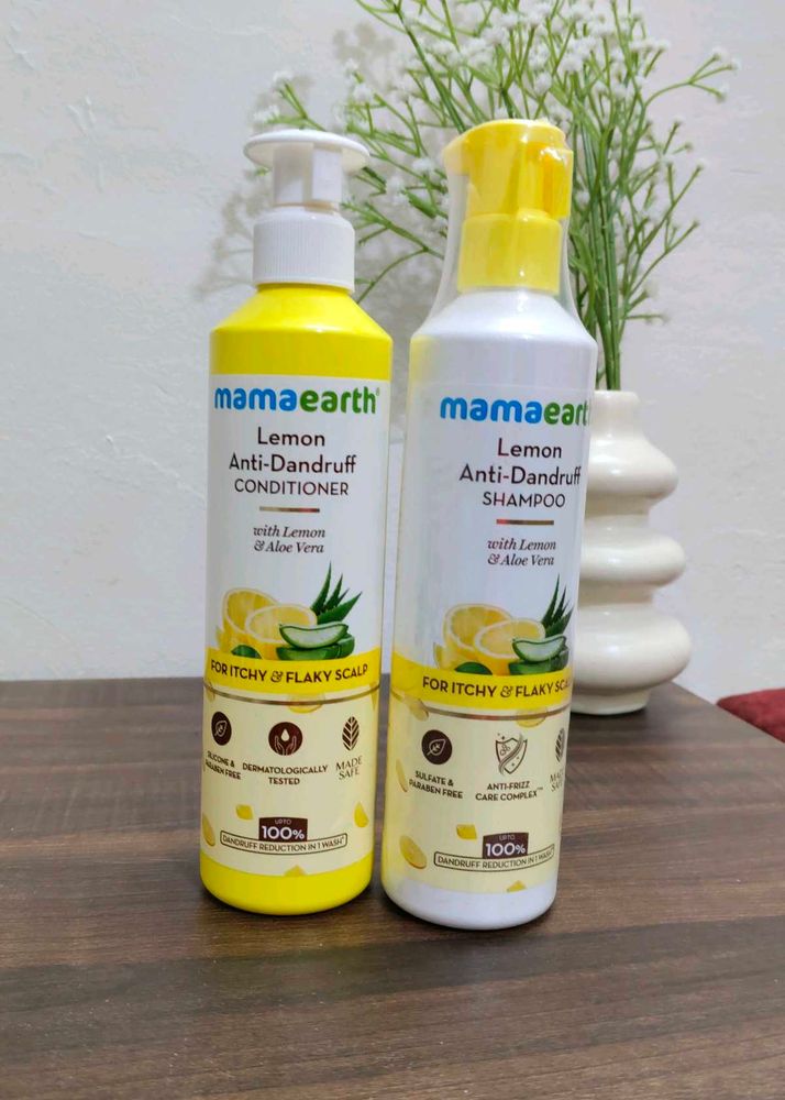 Mamaearth Lemon Anti-Dandruff Set
