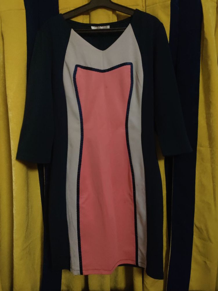 Color Block Mini Dress