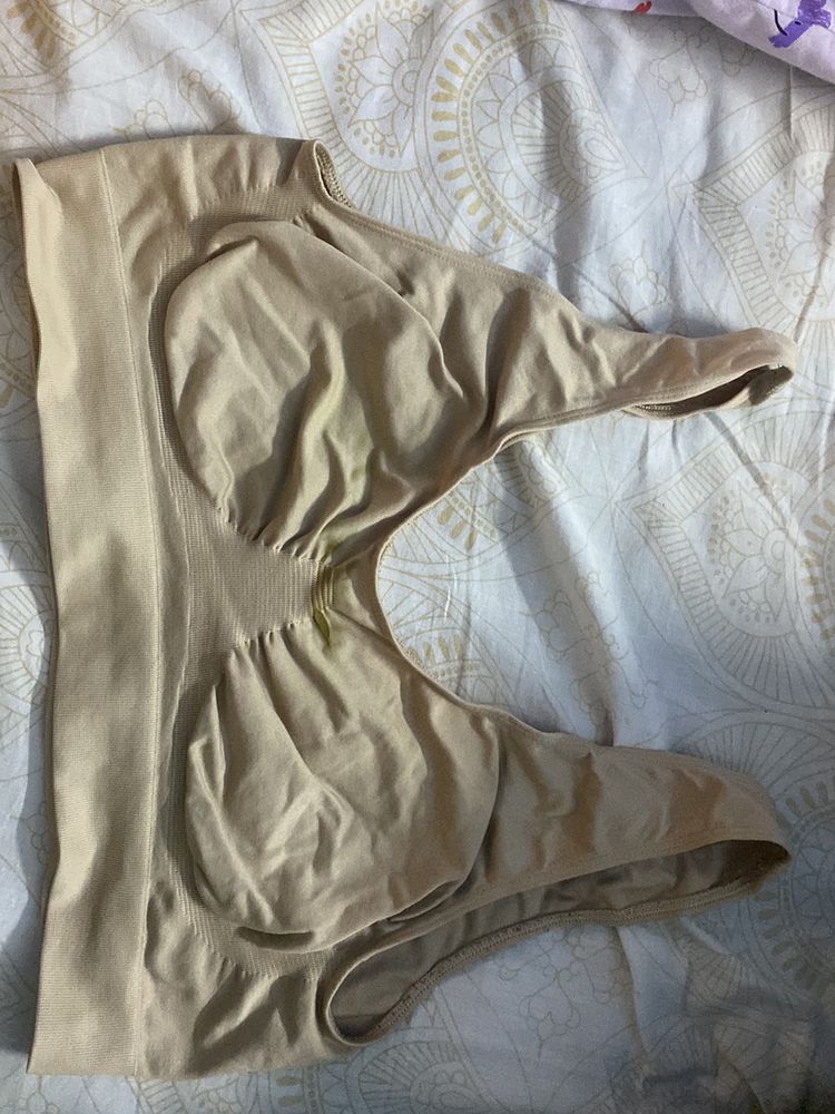 nude sports bra