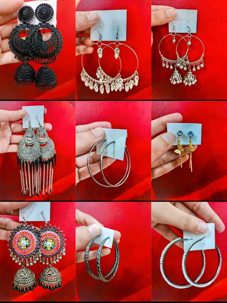 Stylish Dangle Earrings Set